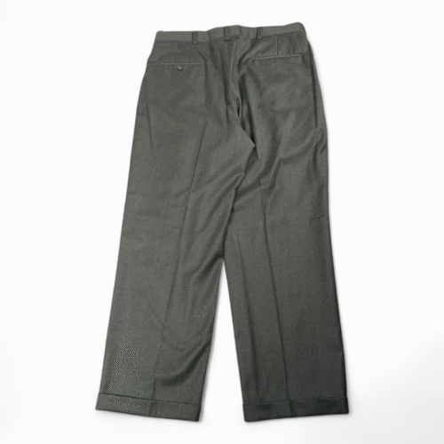 Vintage Hart Schaffner Marx Dress Pants Mens 34x29 Brown Wool Union Made USA 80s