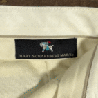 Vintage Hart Schaffner Marx Dress Pants Mens 35x29 Brown Wool USA Union 80s