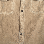Vintage Boston Traders Shirt Adult EXTRA LARGE Brown Corduroy Barn Workshirt 90s