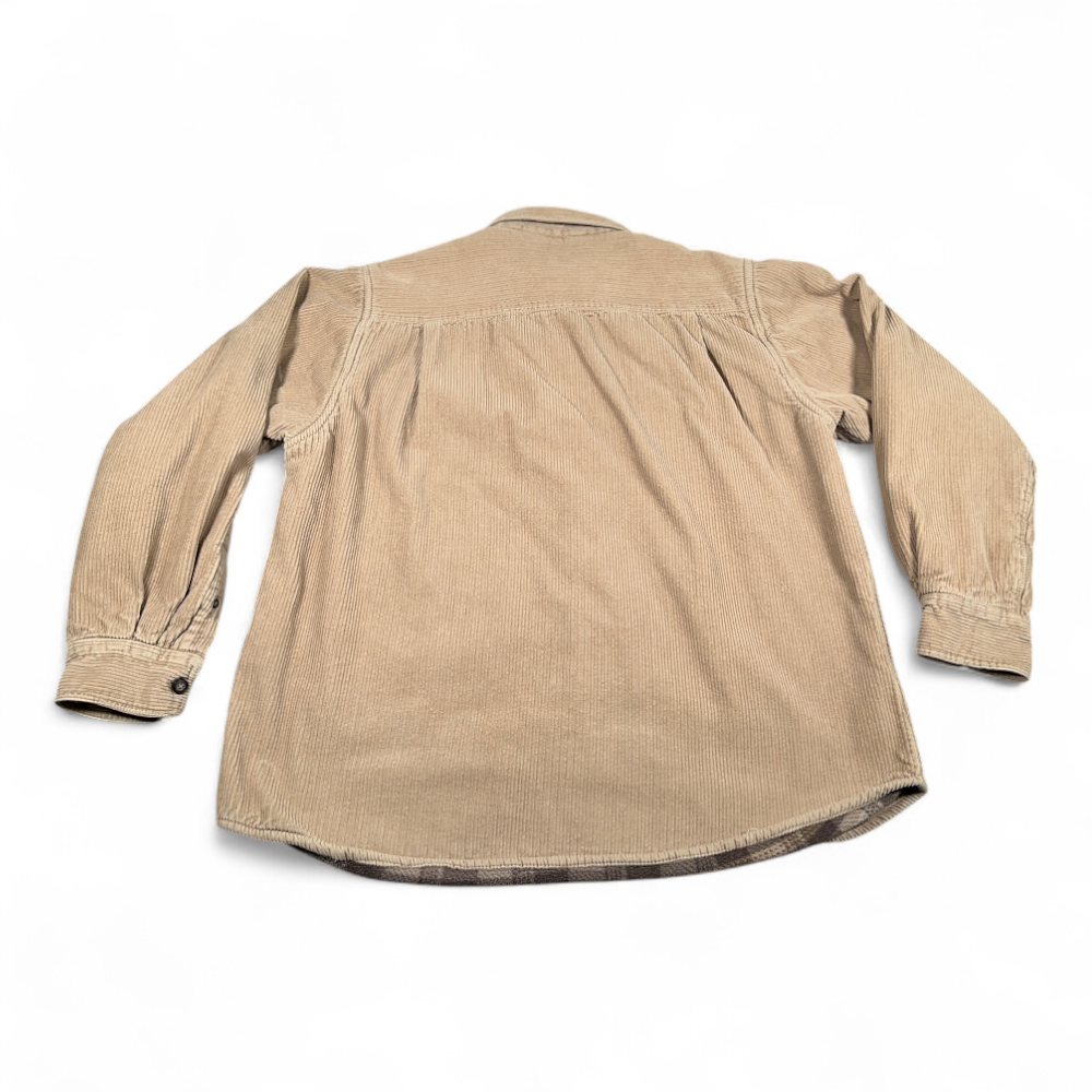 Vintage Boston Traders Shirt Adult EXTRA LARGE Brown Corduroy Barn Workshirt 90s-3 Vintage Boston Traders Shirt Adult EXTRA LARGE Brown Corduroy Barn Workshirt 90s