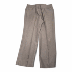 Vintage Polyester Dress Pants Mens 38x30 Brown USA Made Ultra Motion Elastic 70s