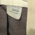 Vintage Polyester Dress Pants Mens 38x30 Brown USA Made Ultra Motion Elastic 70s