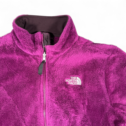 North Face Jacket Womens EXTRA LARGE Purple Fleece Deep Pile Sherpa Outdoor