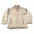 Montbell Jacket Womens MEDIUM Brown Puffer Down Outdoor Quilted Lightweight