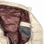 Montbell Jacket Womens MEDIUM Brown Puffer Down Outdoor Quilted Lightweight