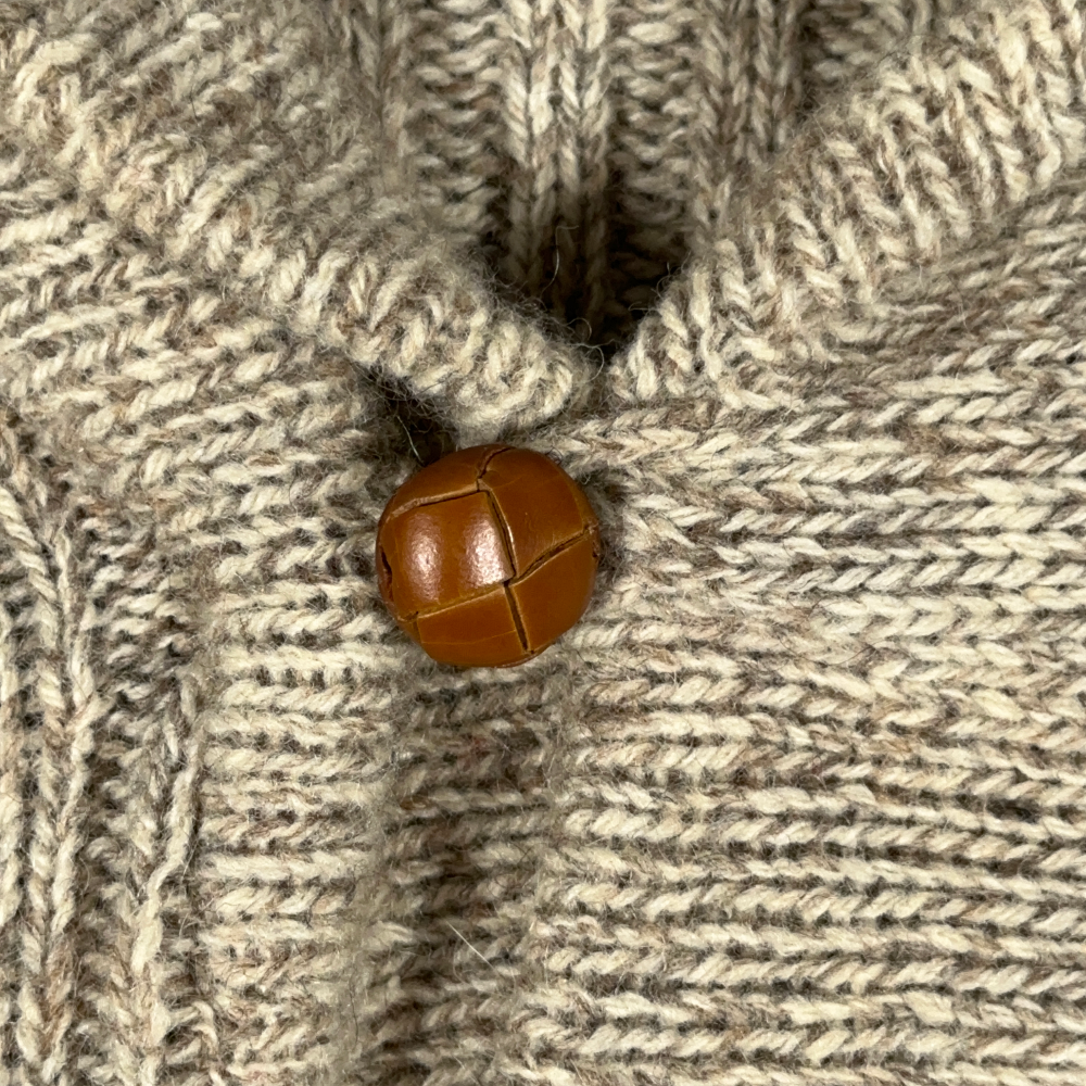 Vintage Appalachian Trail Sweater Adult LARGE Brown Oatmeal Wool Shawl USA 90s-6 Vintage Appalachian Trail Sweater Adult LARGE Brown Oatmeal Wool Shawl USA 90s
