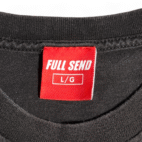 Full Send Shirt Adult LARGE Black Spell Out Logo Colorful Nelk