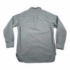 LL Bean Shirt Adult MEDIUM Gray Chamois Flannel Heavyweight Cotton Outdoor