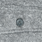 LL Bean Shirt Adult MEDIUM Gray Chamois Flannel Heavyweight Cotton Outdoor