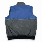 Vintage Delta Airlines Vest Adult LARGE Black Blue Cintas Crew Employee USA 90s