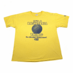 Vintage Indiana Basketball Shirt Adult EXTRA LARGE Yellow Hall Fame Sports Y2K