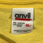 Vintage Indiana Basketball Shirt Adult EXTRA LARGE Yellow Hall Fame Sports Y2K