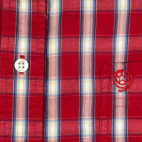 Wrangler George Strait Shirt Adult EXTRA LARGE Red Checkered Western Cowboy Cut