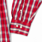 Wrangler George Strait Shirt Adult EXTRA LARGE Red Checkered Western Cowboy Cut