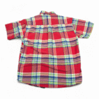Vintage Wrangler 20X Shirt Adult EXTRA LARGE Red Plaid Chambray Cowboy Y2K
