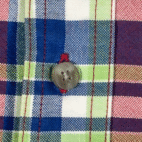 Vintage Wrangler 20X Shirt Adult EXTRA LARGE Red Plaid Chambray Cowboy Y2K