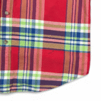 Vintage Wrangler 20X Shirt Adult EXTRA LARGE Red Plaid Chambray Cowboy Y2K