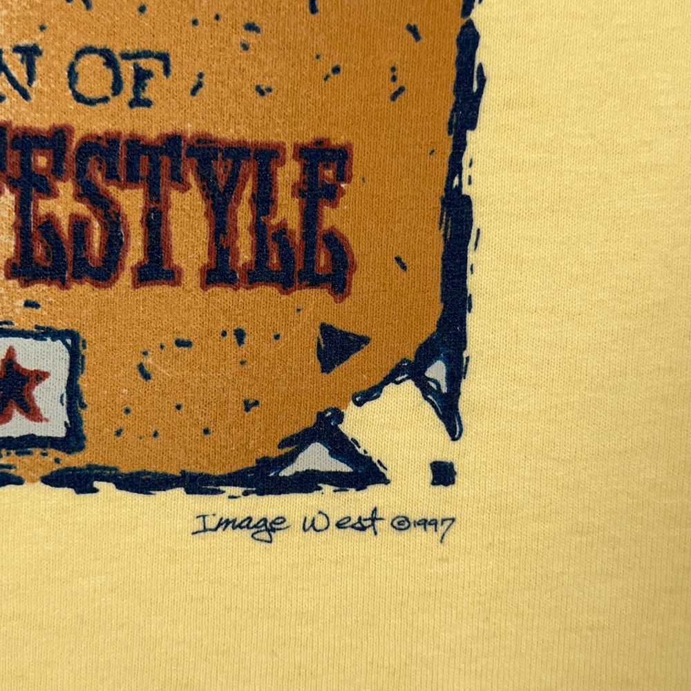 Vintage Boot City Western Wear Shirt Adult EXTRA LARGE Yellow Western Cowboy 90s-6 Vintage Boot City Western Wear Shirt Adult EXTRA LARGE Yellow Western Cowboy 90s