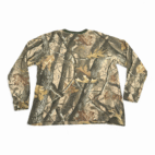 Vintage Realtree Shirt Adult EXTRA LARGE Brown Camouflage Hardwoods Hunting Y2K