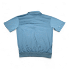 Vintage Classics by Palmland Polo Shirt Adult MEDIUM Blue Colorblock Banded 90s