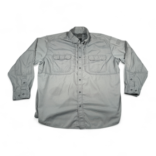 511 Tactical Shirt Adult 2XL XXL Gray Ripstop Utility Outdoor Durable Pockets
