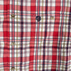 Wrangler George Strait Shirt Adult EXTRA LARGE Red Plaid Western Cowboy Music