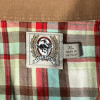 Cinch Shirt Adult EXTRA LARGE Brown Plaid Western Cowboy Rodeo Workwear Outdoor