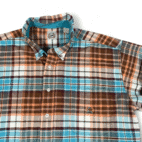 Cinch Shirt Adult EXTRA LARGE Blue Plaid Western Cowboy Rodeo Workwear Outdoor
