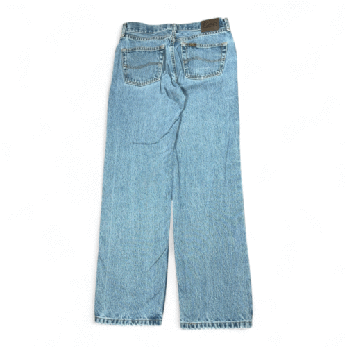 Vintage Lee Jeans Mens 30x30 Blue Medium Wash Relaxed Fit Straight Denim Y2K