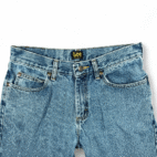 Vintage Lee Jeans Mens 30x30 Blue Medium Wash Relaxed Fit Straight Denim Y2K