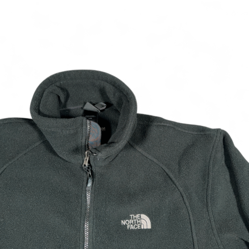 North Face Jacket Adult LARGE Black Khumbu Fleece Full Zip Outdoor Gorpcore Y2K