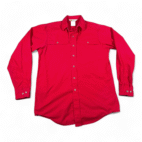 Vintage Carhartt Shirt Adult MEDIUM Red Workwear Rugged Outdoor Utility 90s