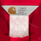 Vintage Carhartt Shirt Adult MEDIUM Red Workwear Rugged Outdoor Utility 90s