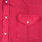 Vintage Sheplers Western Shirt Adult LARGE Red Pearl Snap Cowboy Rodeo 90s