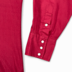 Vintage Sheplers Western Shirt Adult LARGE Red Pearl Snap Cowboy Rodeo 90s