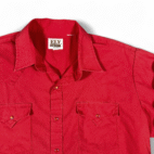 Vintage Ely Cattleman Western Shirt Adult LARGE Red Pearl Snap Cowboy Rodeo 90s