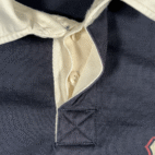 Eddie Bauer Polo Shirt Adult LARGE TALL Blue Rugby Sport Shop Big Logo Preppy