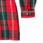 Vintage Van Heusen Shirt Adult EXTRA LARGE Red Plaid Flannel 417 Lumberjack 90s