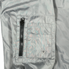 Vintage Gap Jacket Adult SMALL Gray Bomber MA1 Flight Nylon Military Y2K 90s