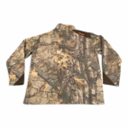 Game Winner Sweater Adult EXTRA LARGE Brown Realtree Camo Fleece Pullover Hunt