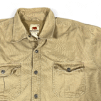 Dakota Grizzly Shirt Adult EXTRA LARGE Brown Lined Shacket Canvas Workwear Barn