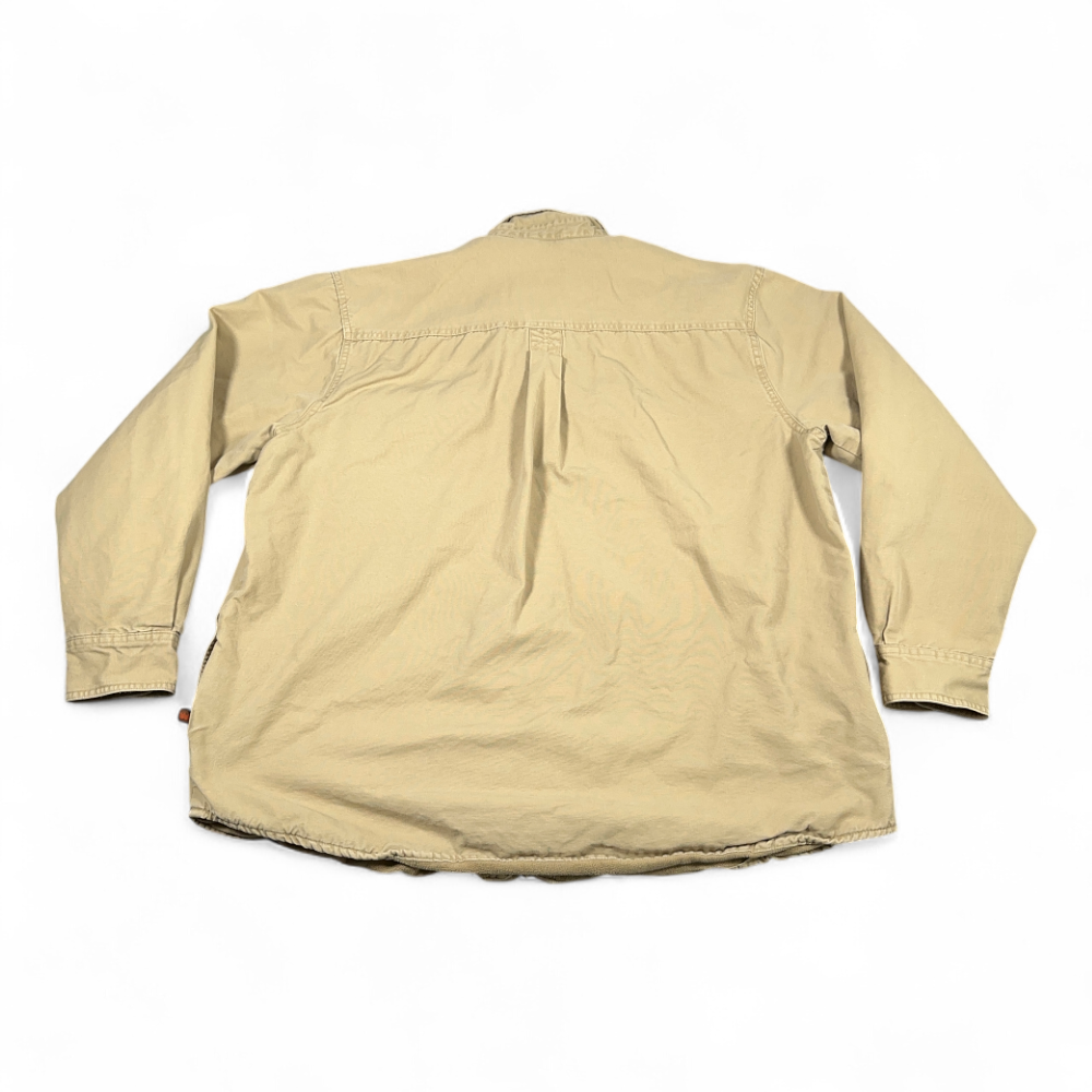 Dakota Grizzly Shirt Adult EXTRA LARGE Brown Lined Shacket Canvas Workwear Barn-3 Dakota Grizzly Shirt Adult EXTRA LARGE Brown Lined Shacket Canvas Workwear Barn