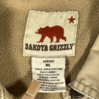 Dakota Grizzly Shirt Adult EXTRA LARGE Brown Lined Shacket Canvas Workwear Barn