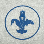 St Louis Aquarium Sweater Adult MEDIUM Gray Blue Sweatshirt Otter Union Station
