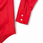 Vintage JC Penney Towncraft Shirt Adult MEDIUM Red Disco Collar Penn Prest 70s