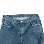 Duluth Trading Jeans Mens 34x33 Blue 40 Grit Dark Wash Carpenter Workwear