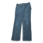 Duluth Trading Jeans Mens 34x32 Blue 40 Grit Dark Wash Carpenter Workwear