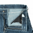 Duluth Trading Jeans Mens 34x32 Blue 40 Grit Dark Wash Carpenter Workwear