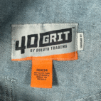 Duluth Trading Jeans Mens 34x32 Blue 40 Grit Dark Wash Carpenter Workwear