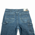 Duluth Trading Jeans Mens 34x32 Blue 40 Grit Dark Wash Carpenter Workwear